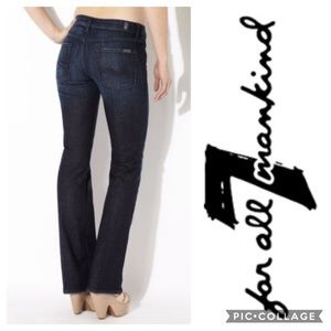 7FAM Straight Leg Jeans